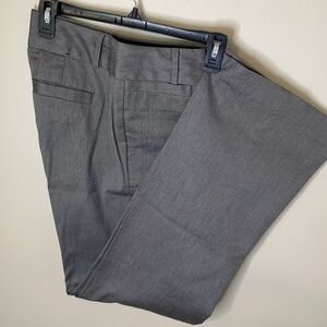BANANA REPUBLIC Women’s 4R Gray Dress Pants Straight Leg Preppy Professional EUC